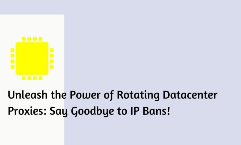 Rotating Datacenter Proxies