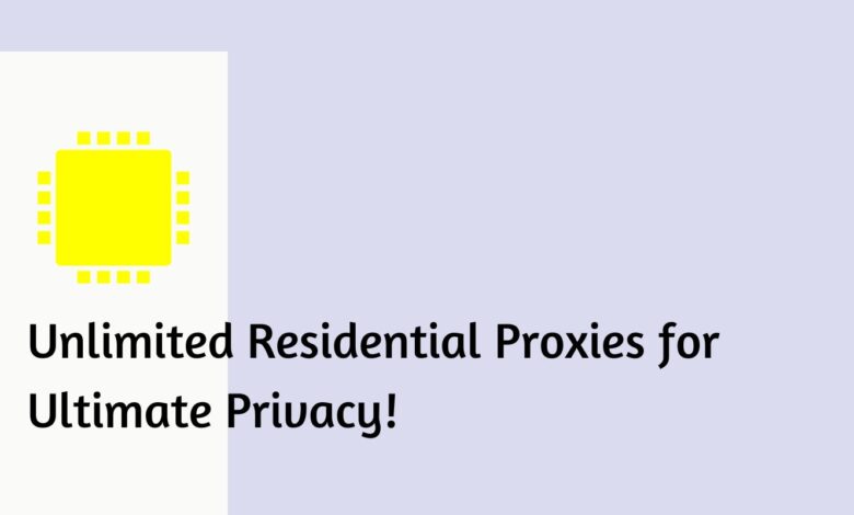 Unlimited Residential Proxies